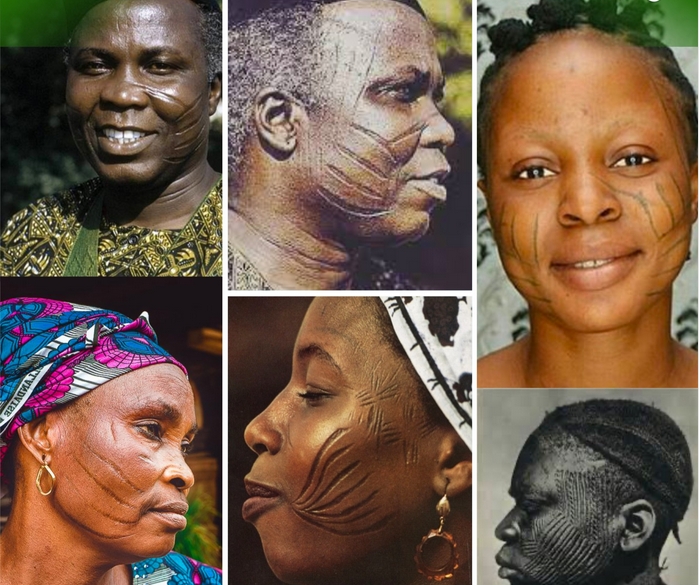 yoruba tribal marks - abaja, gombo, pele, ture etc