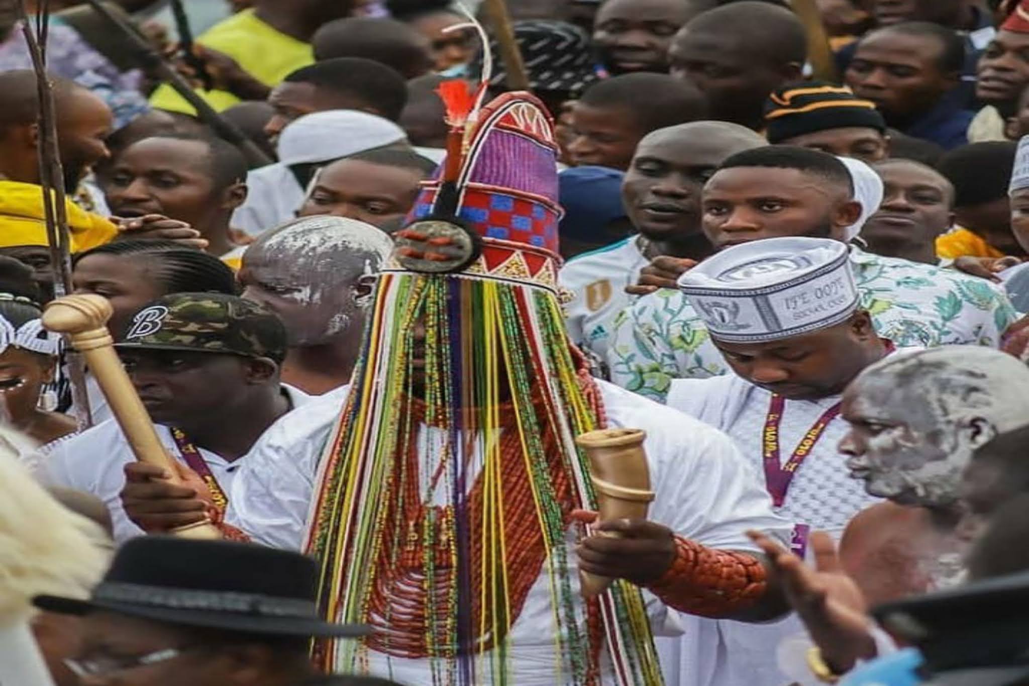 olojo festival celebration in ile ife